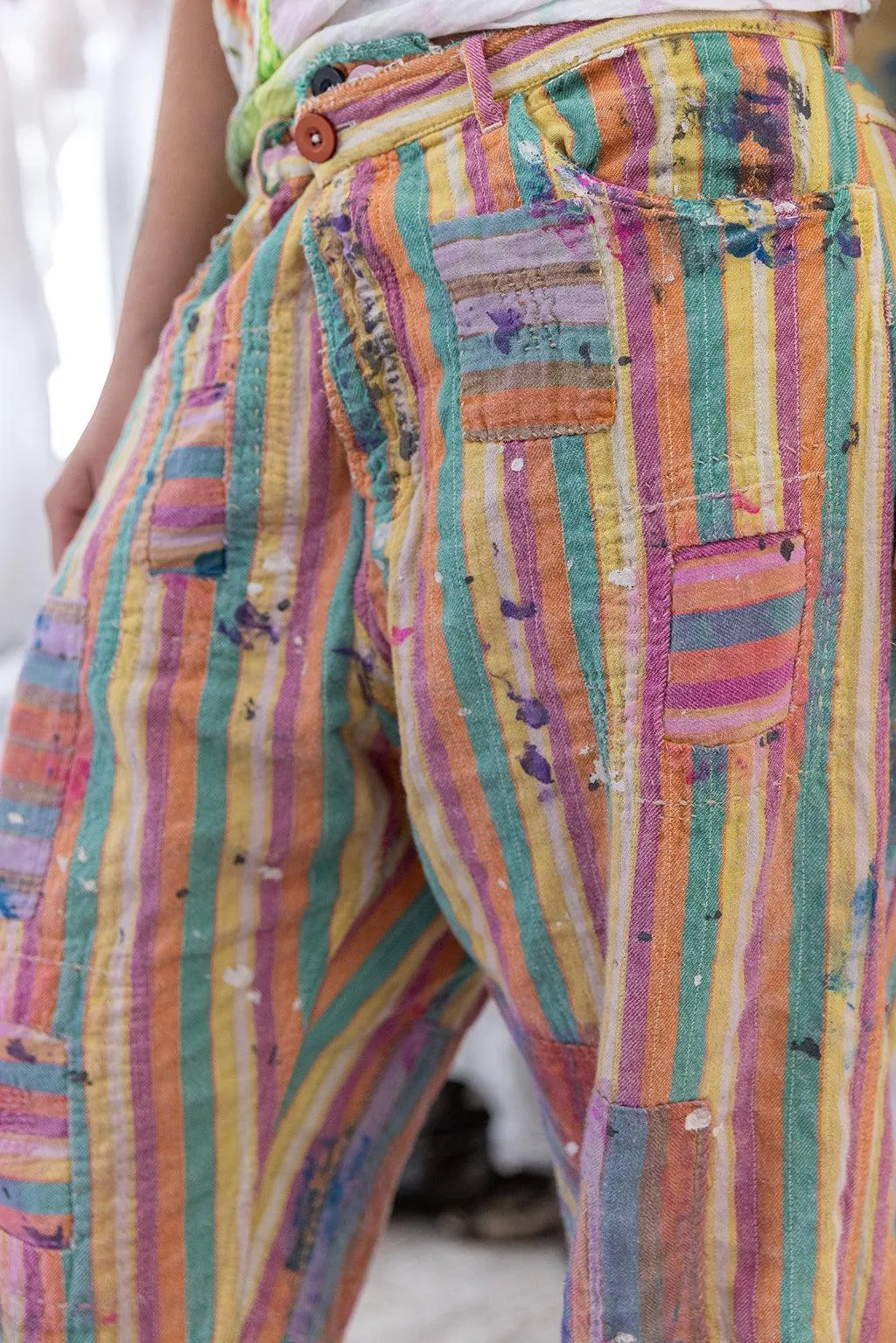 Striped Miner Pants sold by Magnolia Pearl product image thumbnail 2