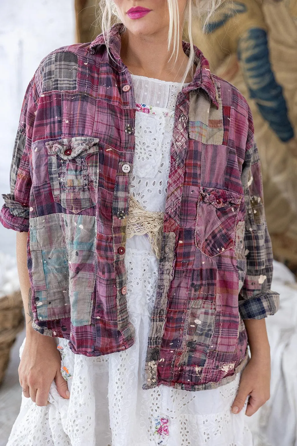Patchwork Kelly Western Shirt sold by Magnolia Pearl product image thumbnail 2