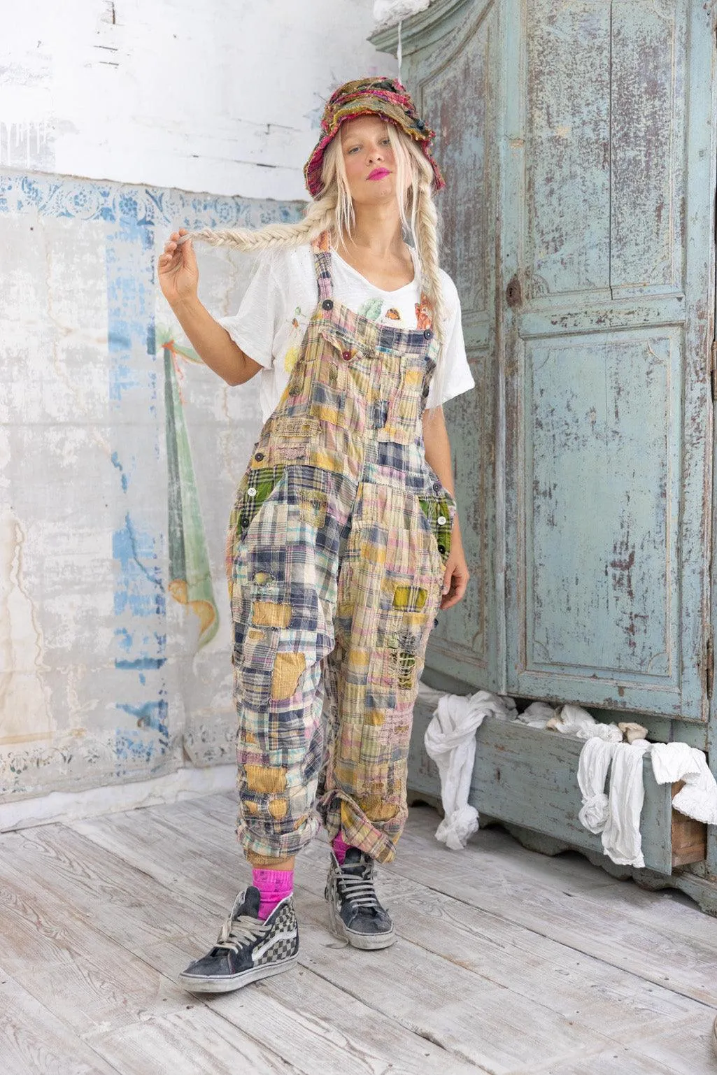 Patchwork Love Overalls sold by Magnolia Pearl product image thumbnail 2