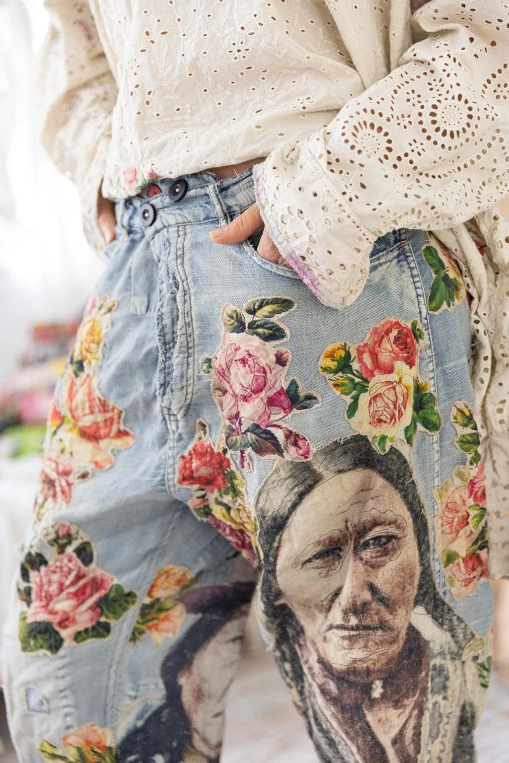 Great Spirit Linen Miner Pants sold by Magnolia Pearl product image thumbnail 3