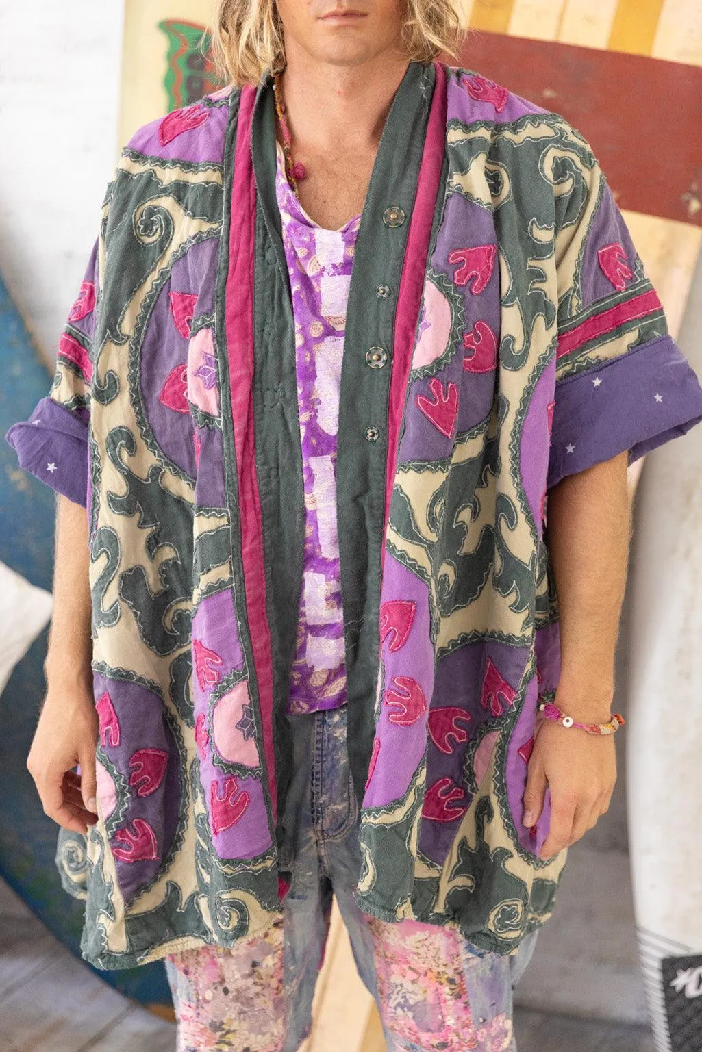 Appliqué Hippie Coat sold by Magnolia Pearl product image thumbnail 5