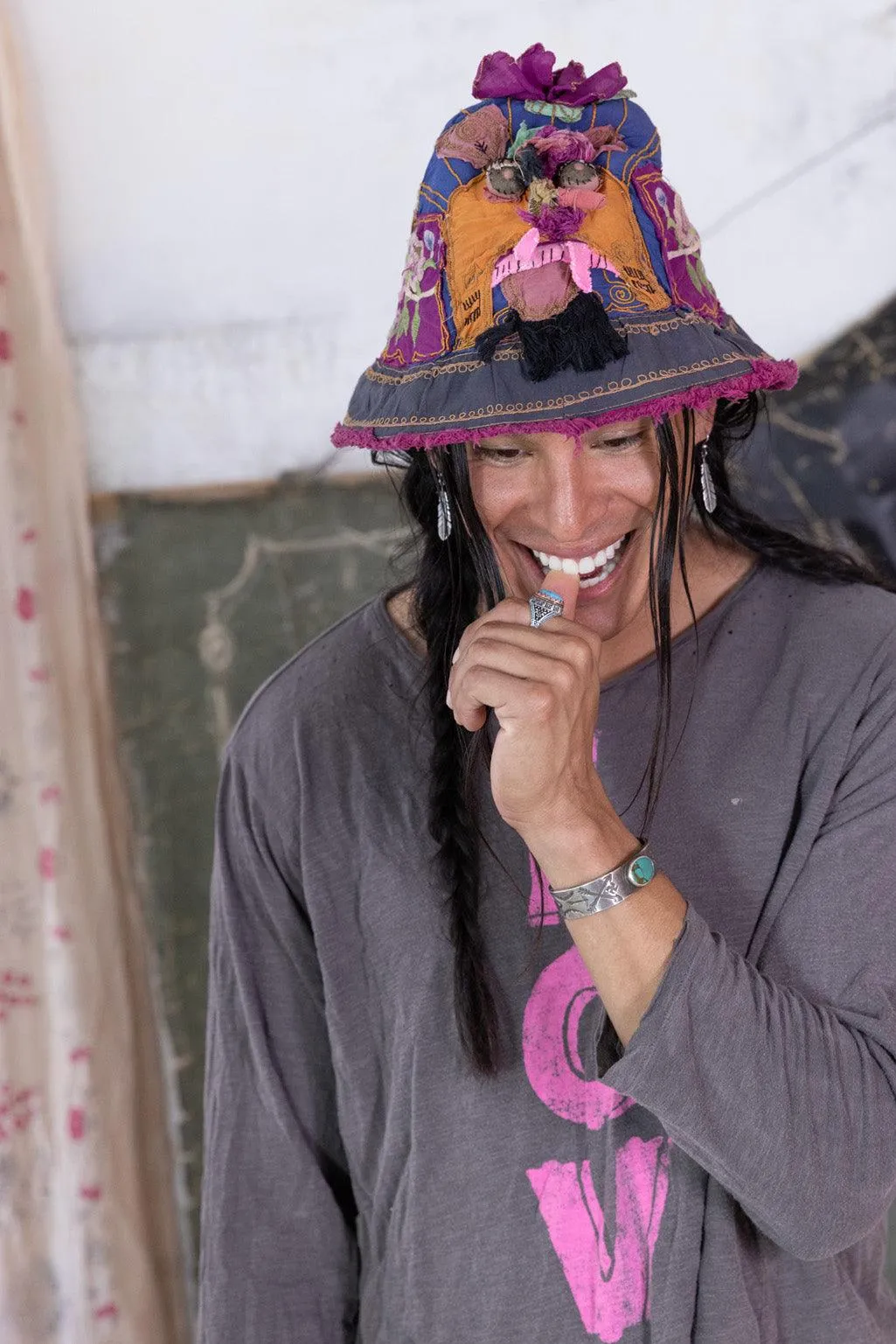 Appliqué Parnassus Hat sold by Magnolia Pearl