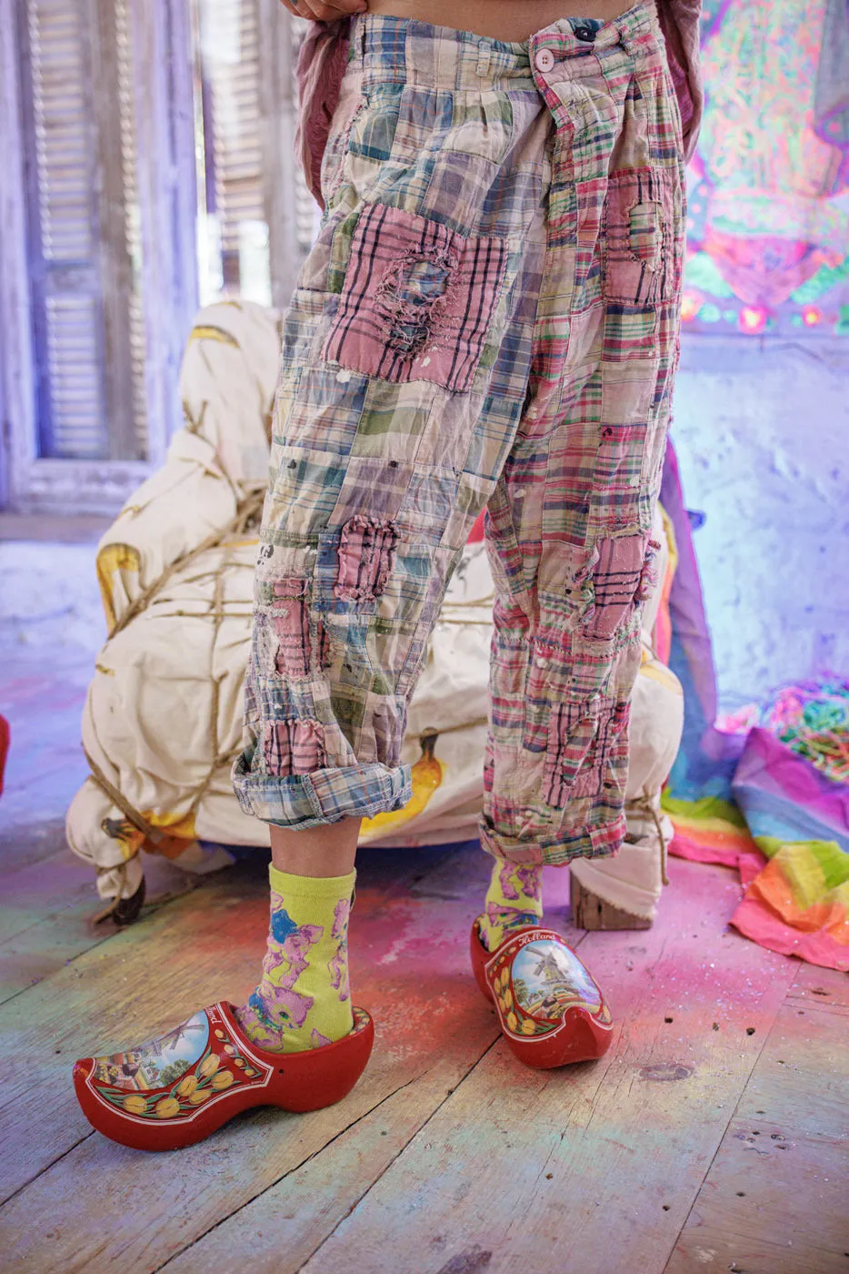 Patchwork Charmie Trousers sold by Magnolia Pearl