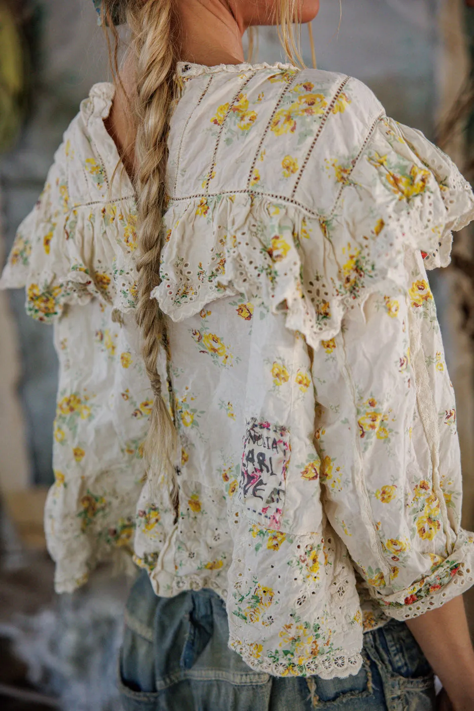 Eadred Eyelet Blouse sold by Magnolia Pearl product image thumbnail 5