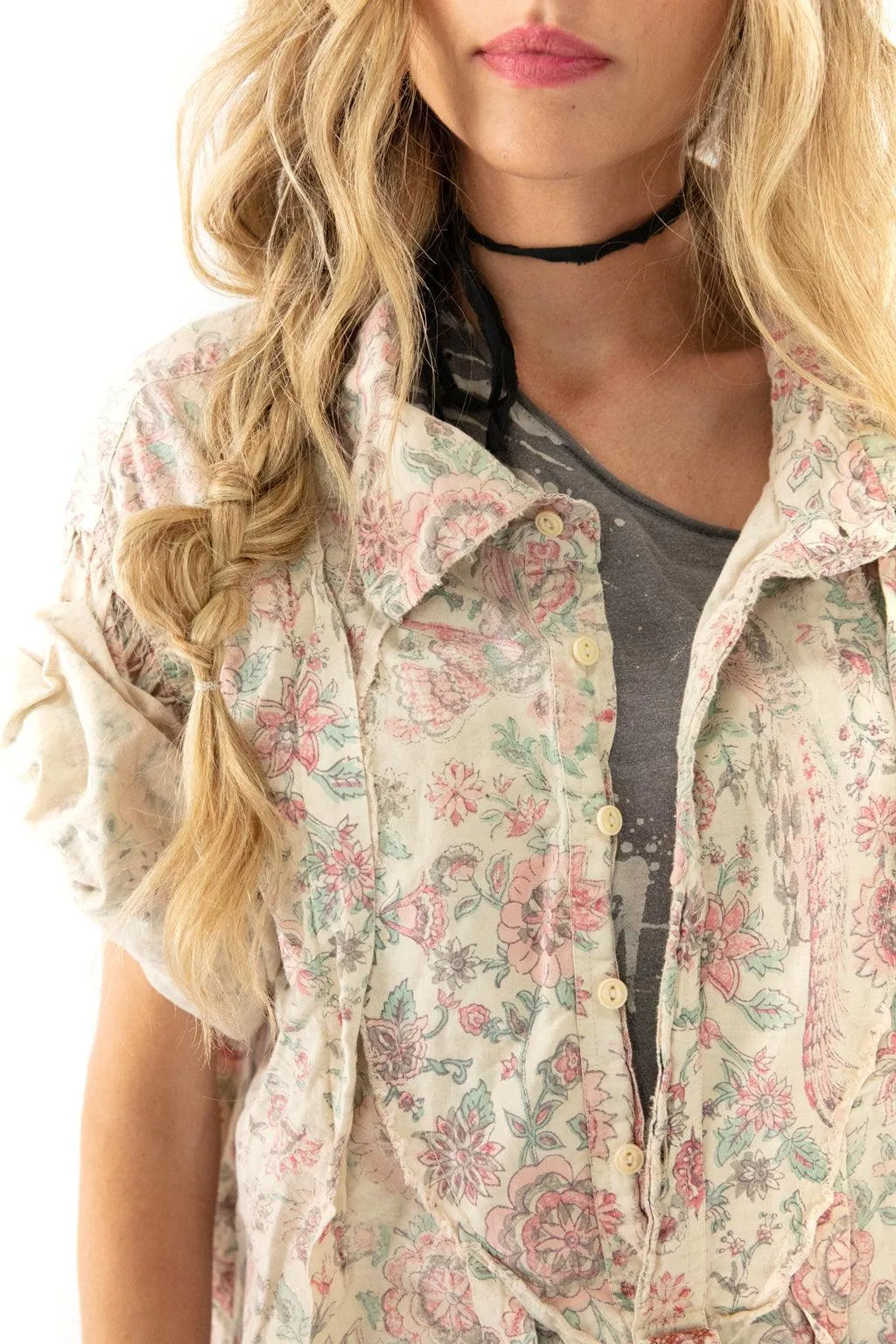 Block Print Tora Shirt sold by Magnolia Pearl product image thumbnail 3