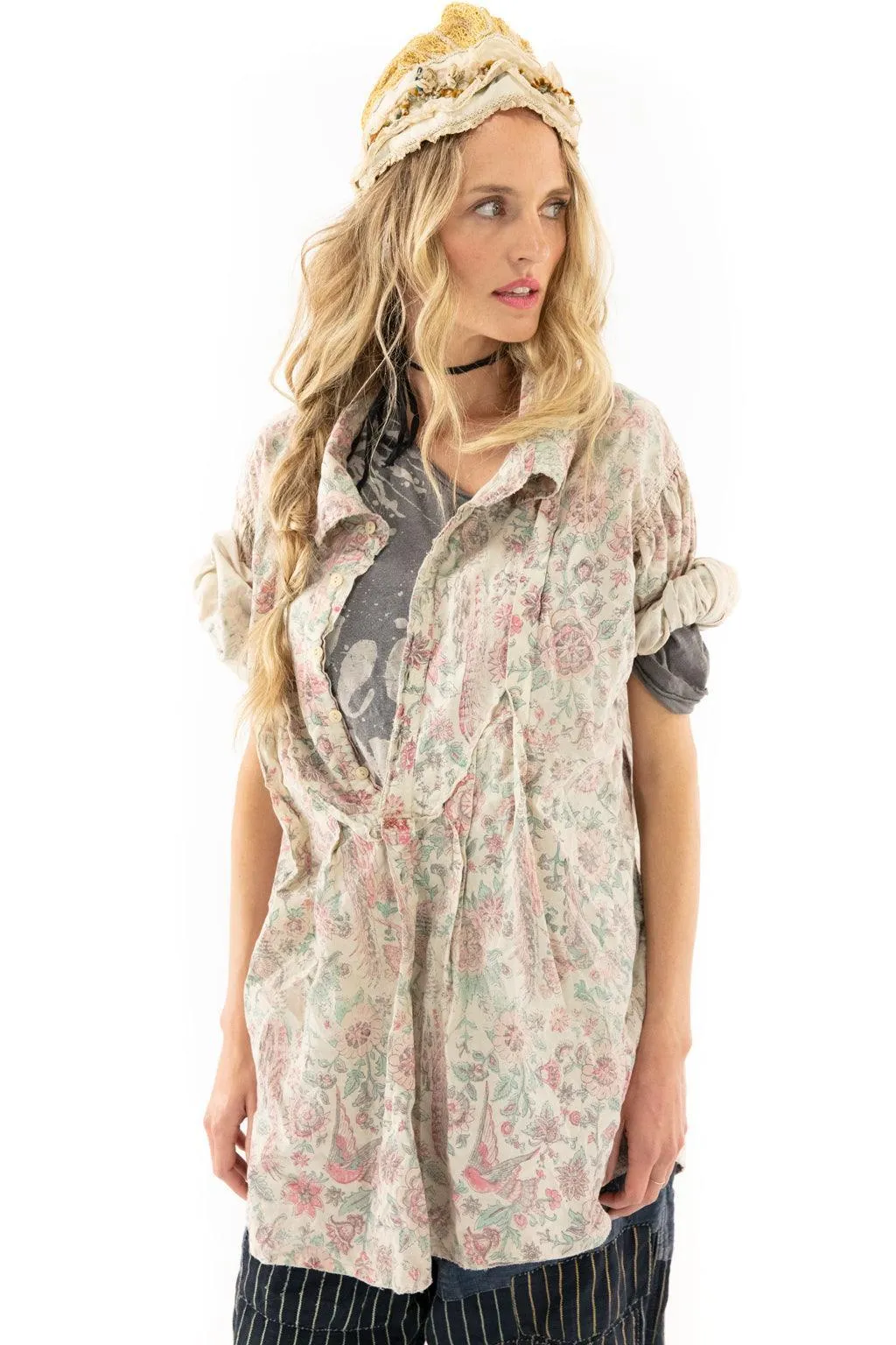 Block Print Tora Shirt sold by Magnolia Pearl product image thumbnail 2