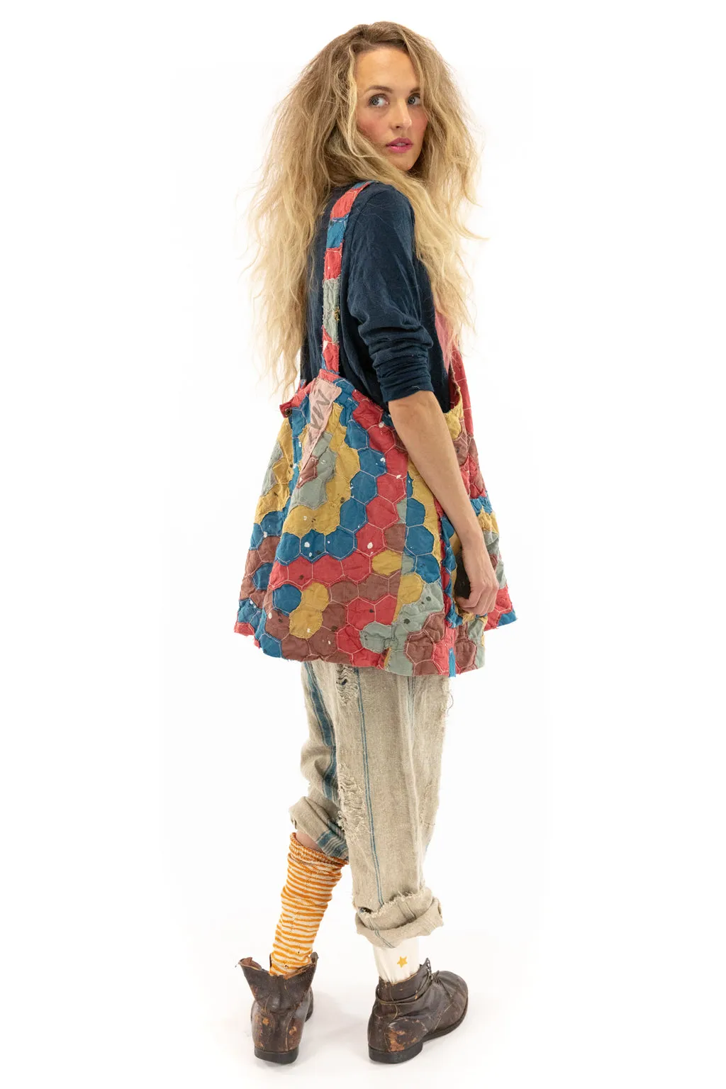 Love Quiltwork Elli Faye Apron sold by Magnolia Pearl product image thumbnail 4
