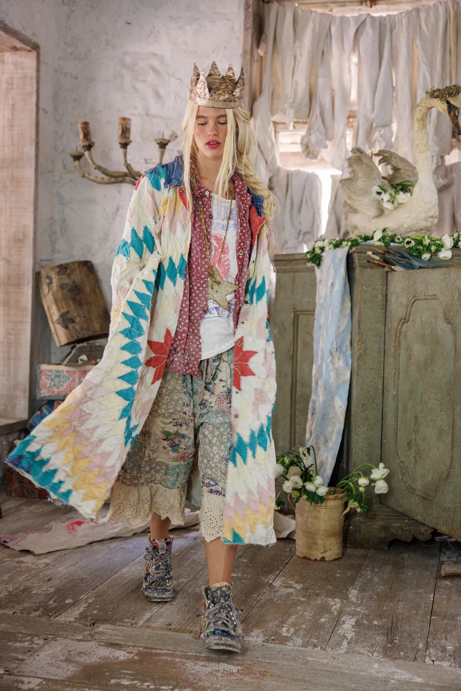 Quiltwork Tancy Coat sold by Magnolia Pearl product image thumbnail 3