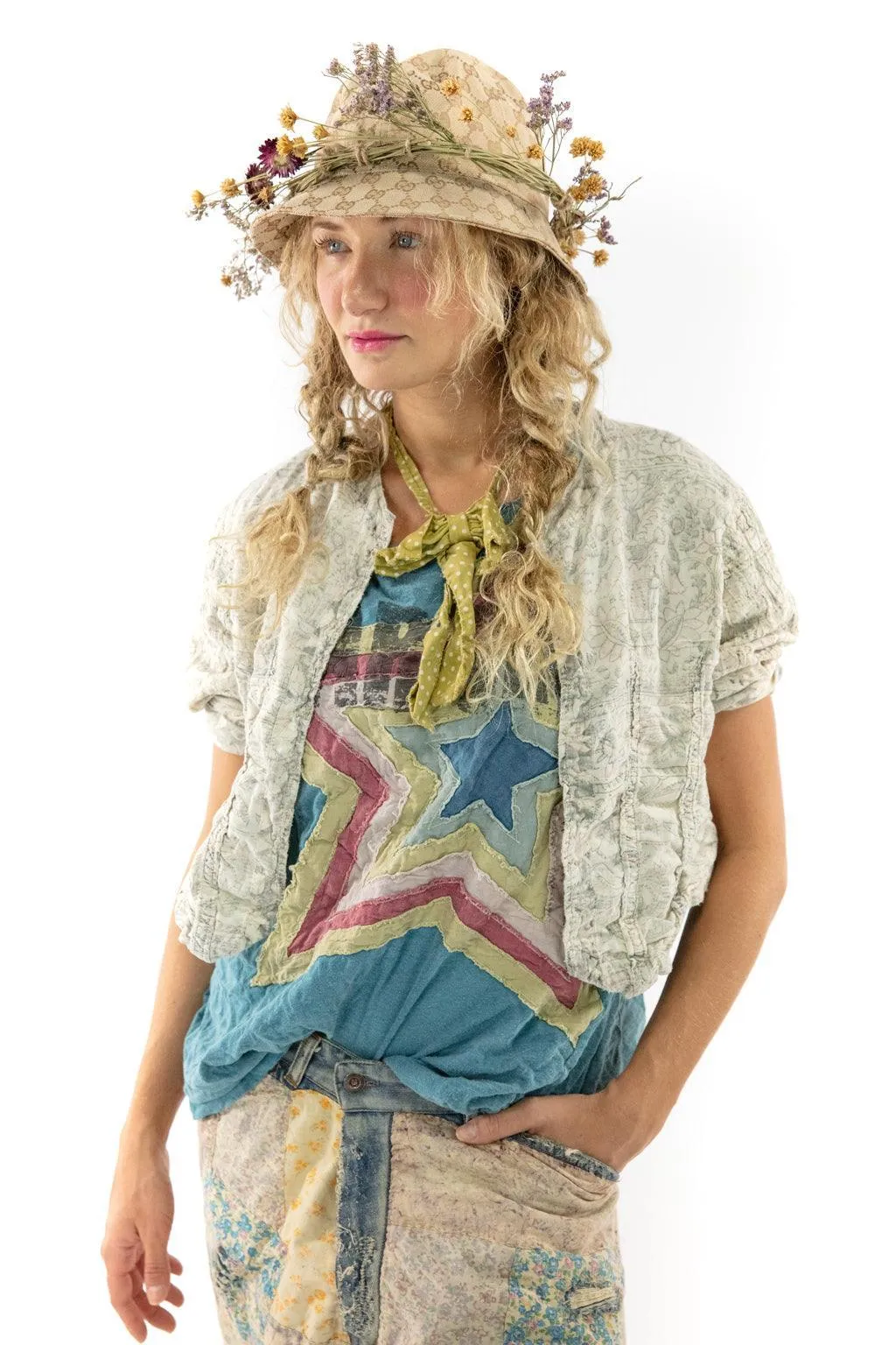 Block Print Inna Jacket sold by Magnolia Pearl product image thumbnail 2