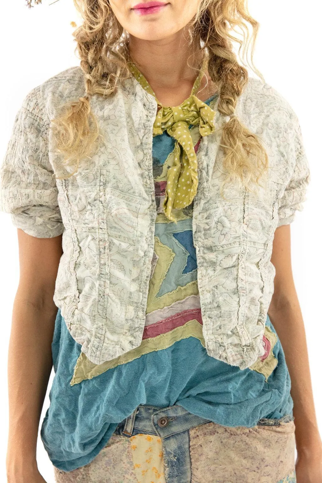 Block Print Inna Jacket sold by Magnolia Pearl product image thumbnail 3