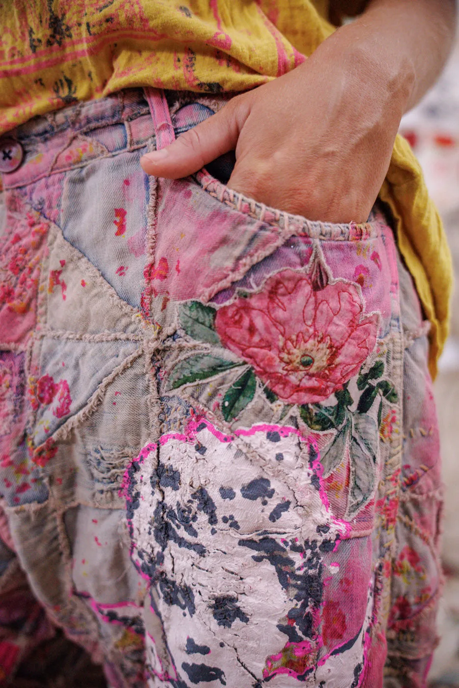 Quiltwork Applique Miner Denims sold by Magnolia Pearl product image thumbnail 3