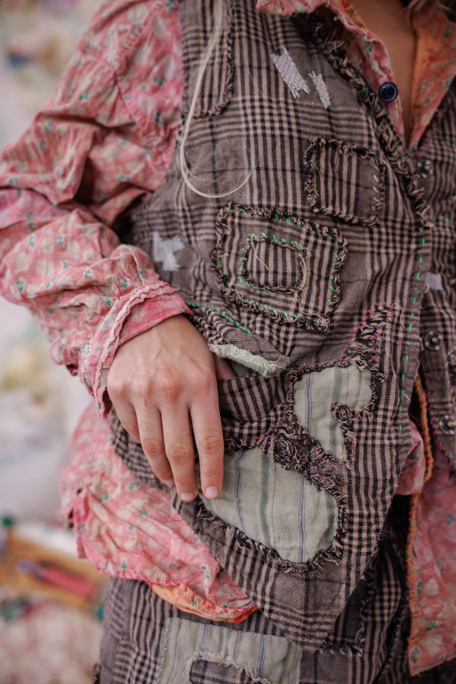 Yarn-Dyed Andriy Vest sold by Magnolia Pearl product image thumbnail 4