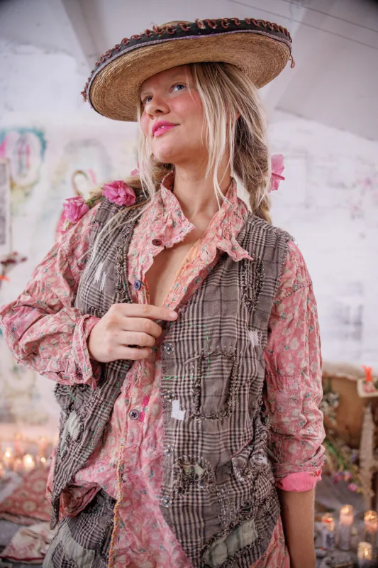 Yarn-Dyed Andriy Vest sold by Magnolia Pearl