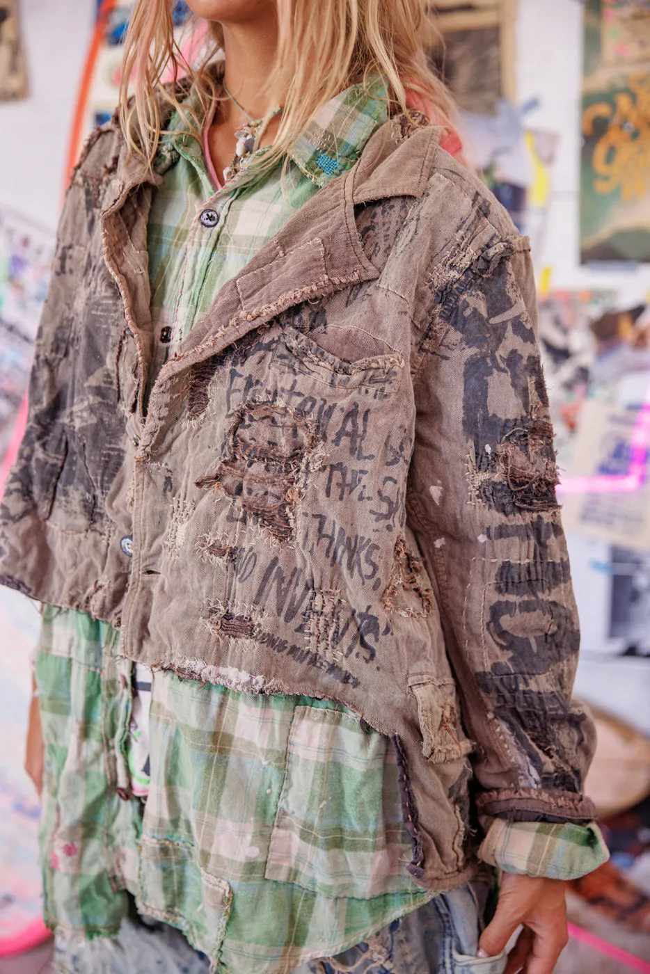 Yarn-Dyed Jeremi Jacket sold by Magnolia Pearl product image thumbnail 2