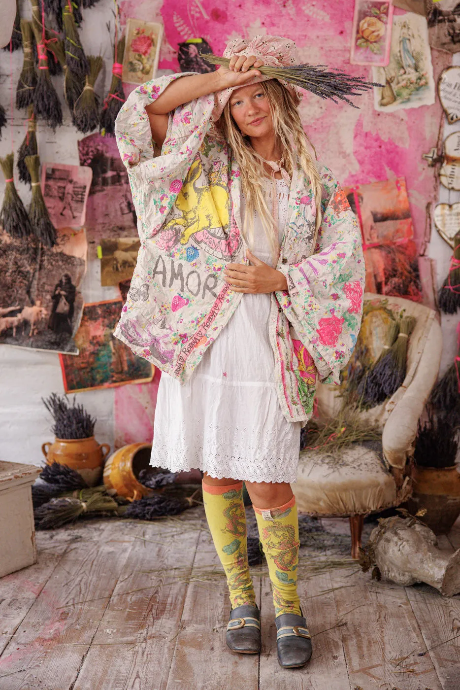 Quilted Daigo Kimono sold by Magnolia Pearl