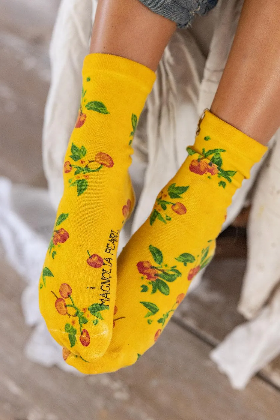 Cerise MP Socks sold by Magnolia Pearl product image thumbnail 2