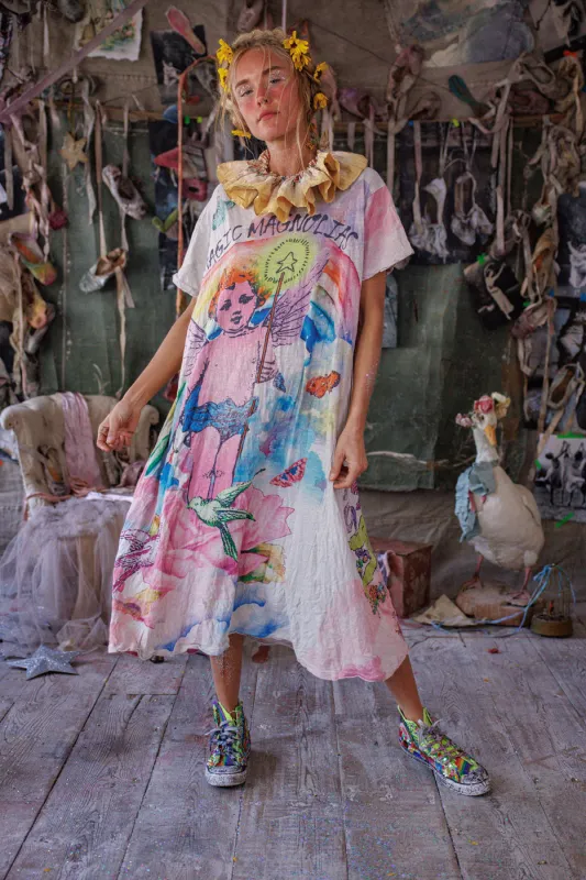 Magic Magnolias Tee Dress made by Magnolia Pearl
