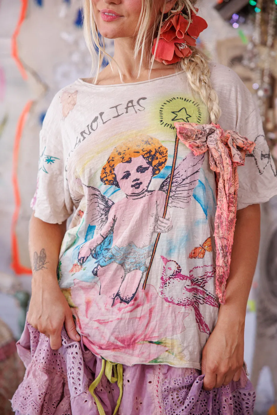 Magic Magnolias Tee sold by Magnolia Pearl product image thumbnail 5
