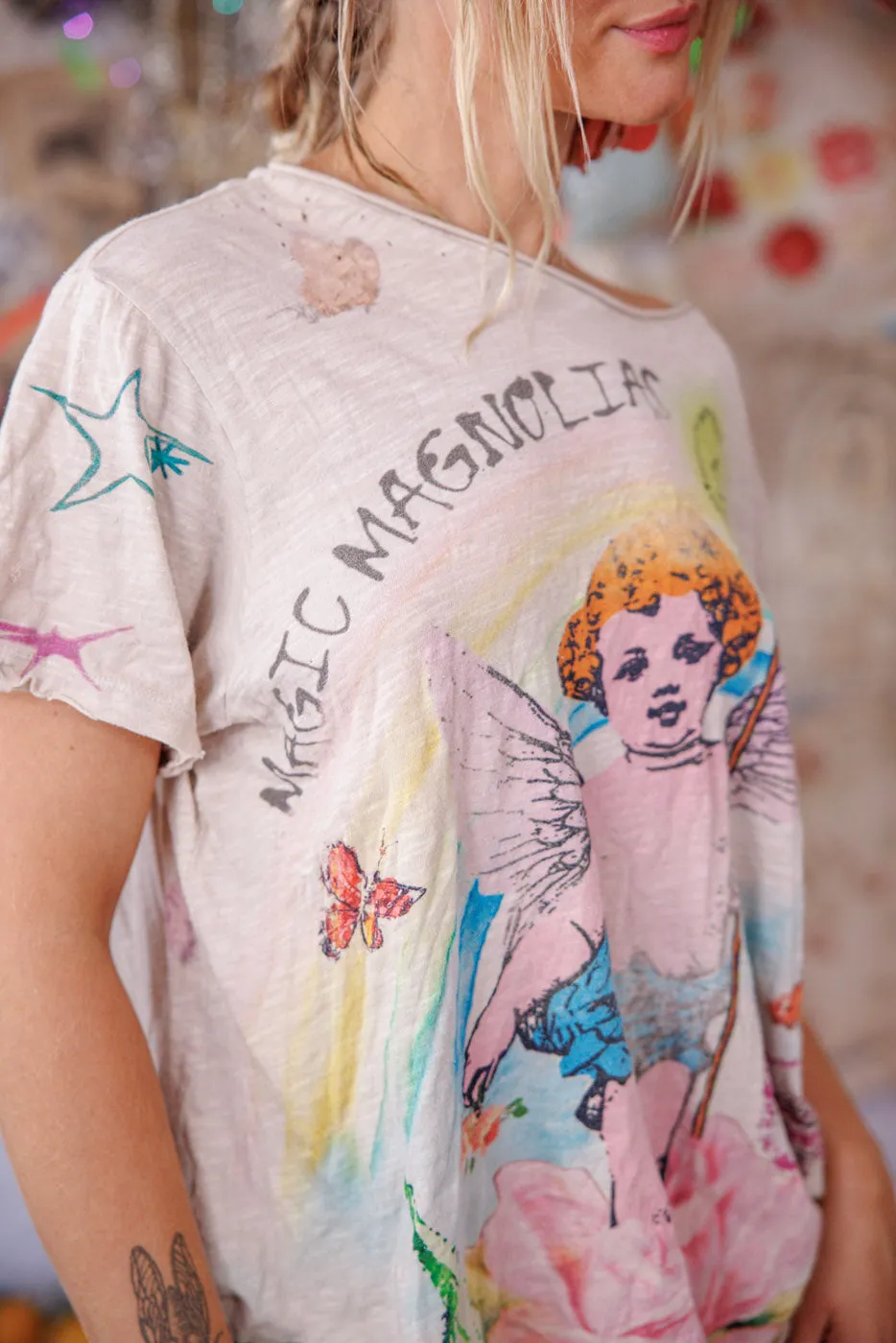 Magic Magnolias Tee sold by Magnolia Pearl product image thumbnail 2