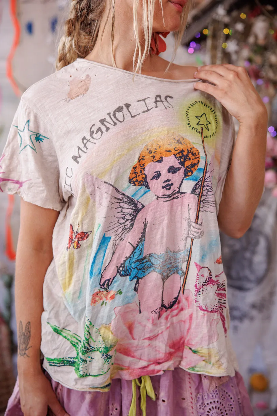 Magic Magnolias Tee sold by Magnolia Pearl product image thumbnail 3