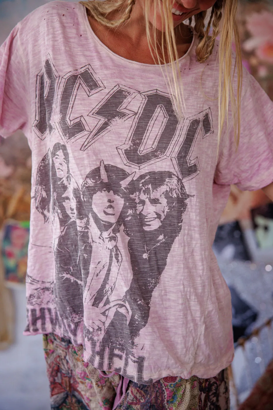 ACDC Highway To Hell Tee sold by Magnolia Pearl product image thumbnail 2
