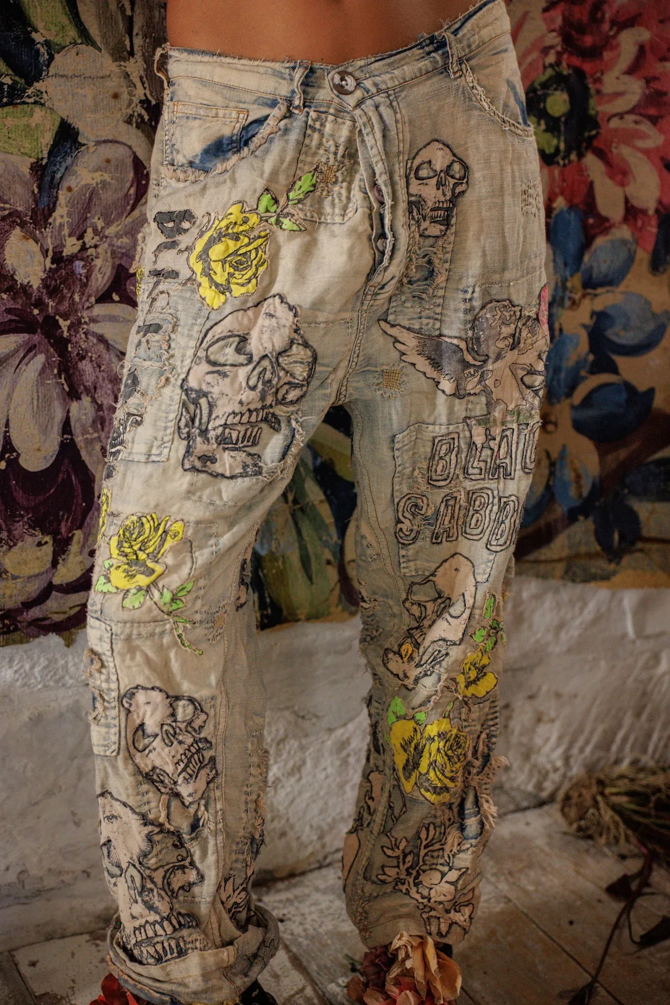 Black Sabbath Miner Denims sold by Magnolia Pearl product image thumbnail 5