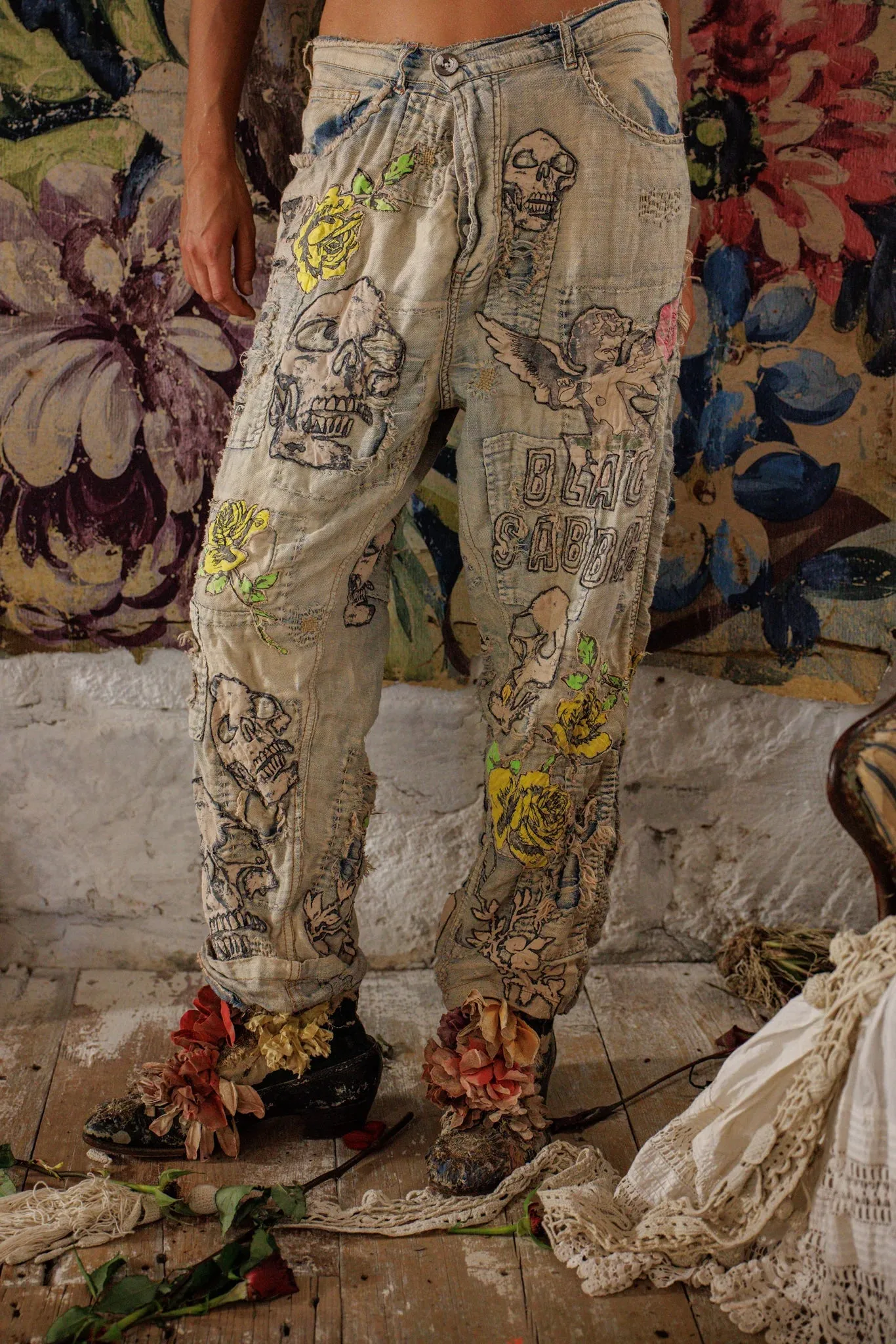 Black Sabbath Miner Denims sold by Magnolia Pearl product image thumbnail 3