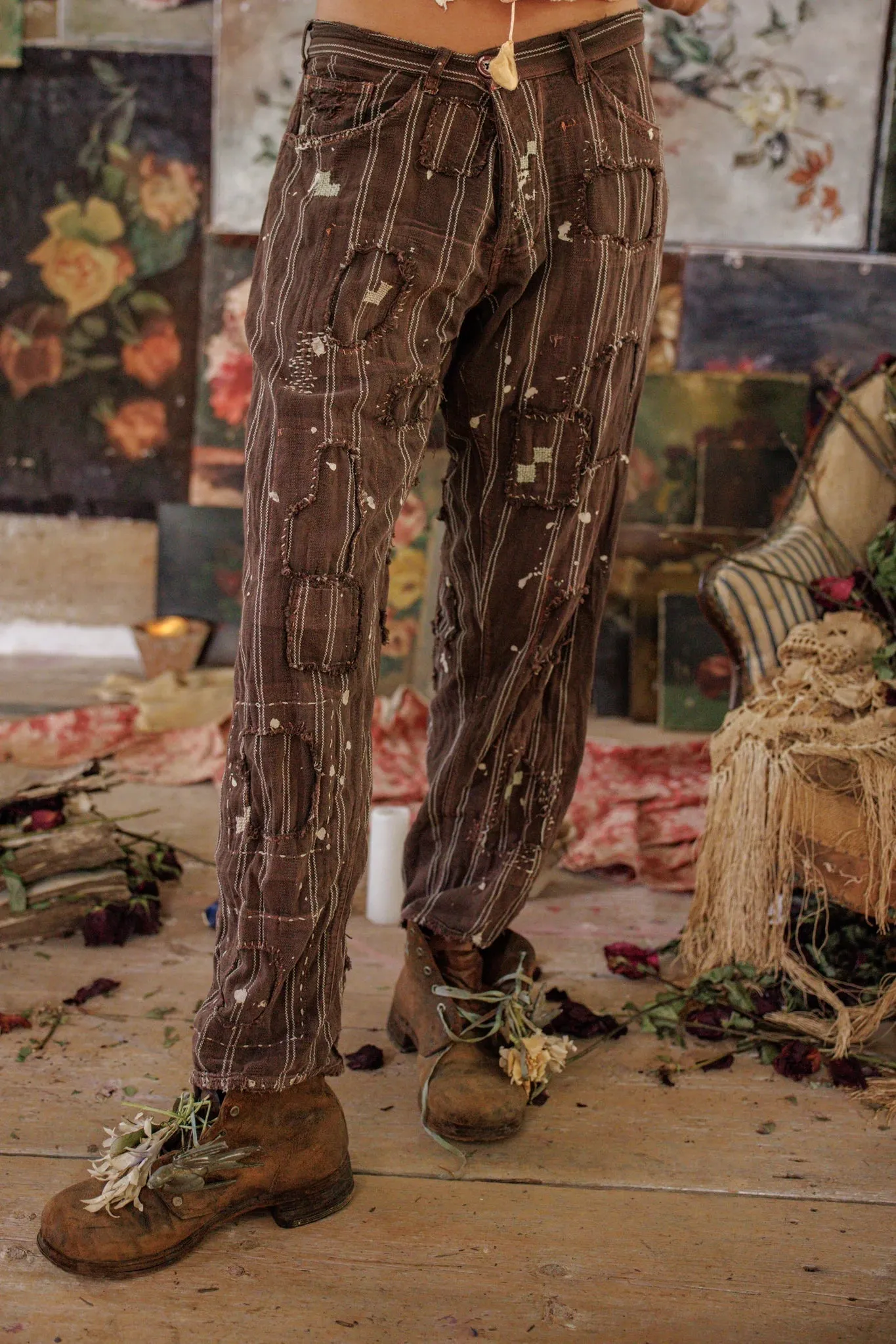 Yarn-Dyed Miner Pants sold by Magnolia Pearl product image thumbnail 2