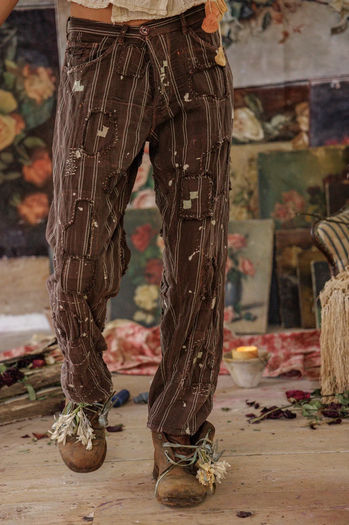 Yarn-Dyed Miner Pants sold by Magnolia Pearl product image thumbnail 4