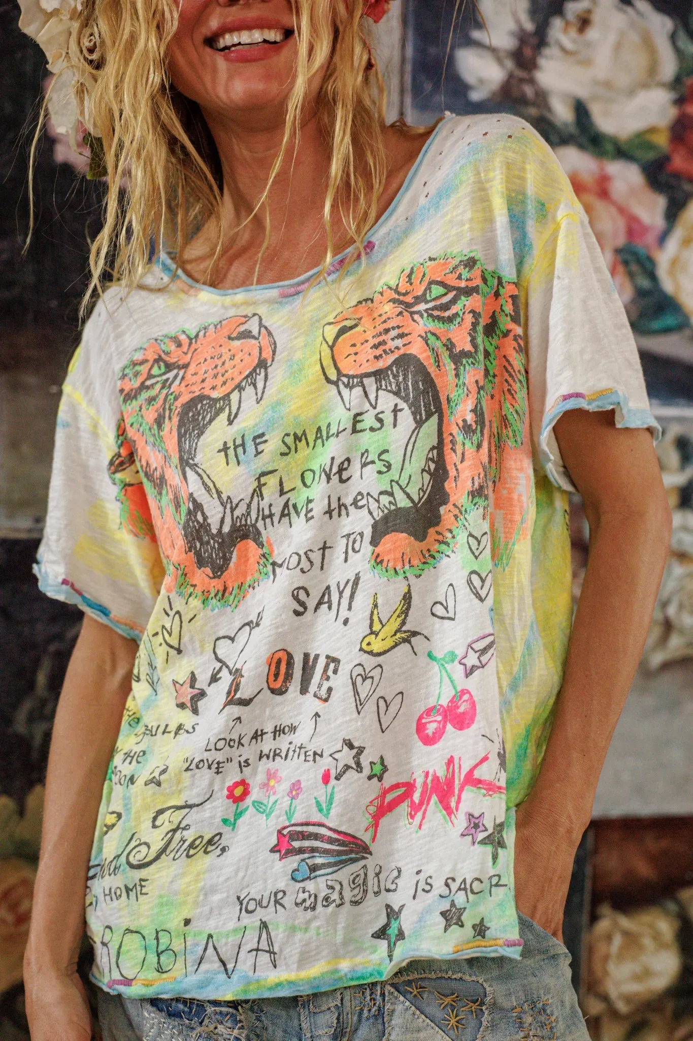 Double Tiger Tee sold by Magnolia Pearl product image thumbnail 3