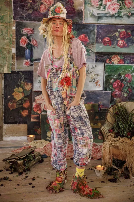 Patchwork Love Overalls made by Magnolia Pearl