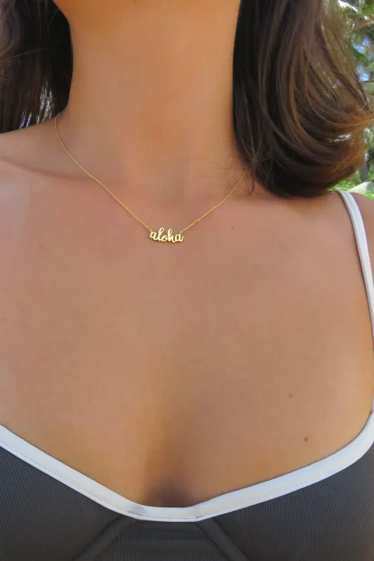 Aloha Necklace sold by mahina