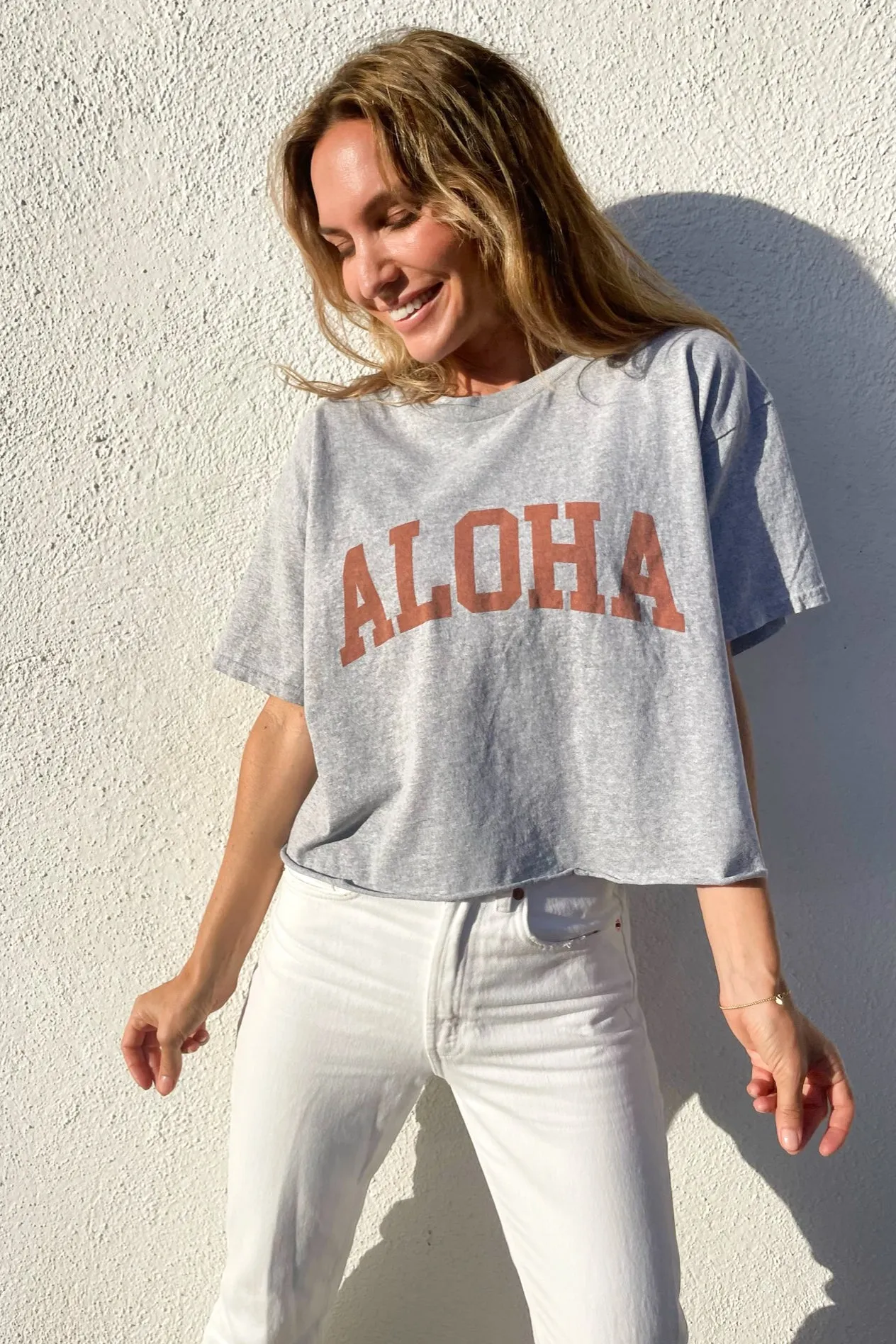 Aloha Crop Tee sold by mahina product image thumbnail 4