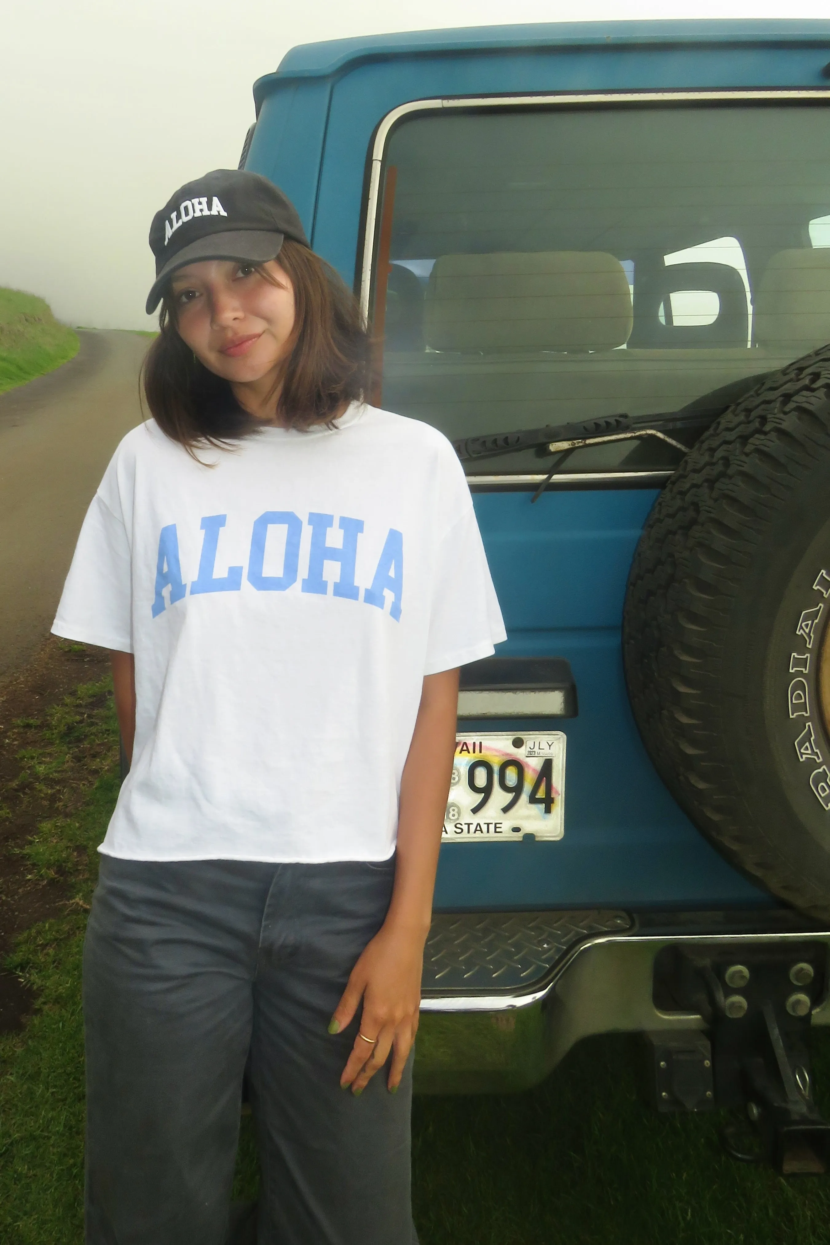 Aloha Crop Tee sold by mahina product image thumbnail 3