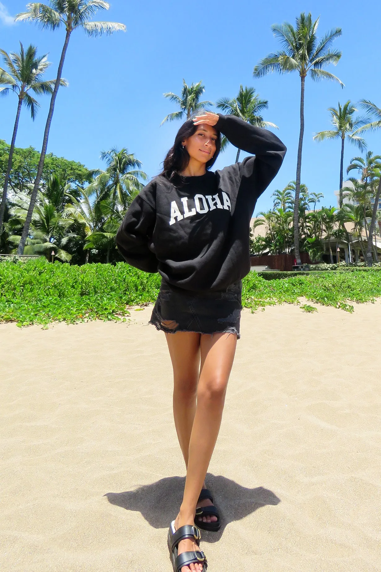 Aloha Crew Neck sold by mahina product image thumbnail 5