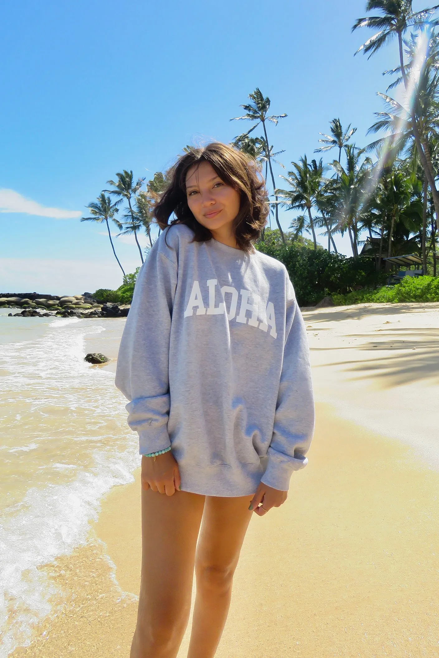 Aloha Crew Neck sold by mahina product image thumbnail 3
