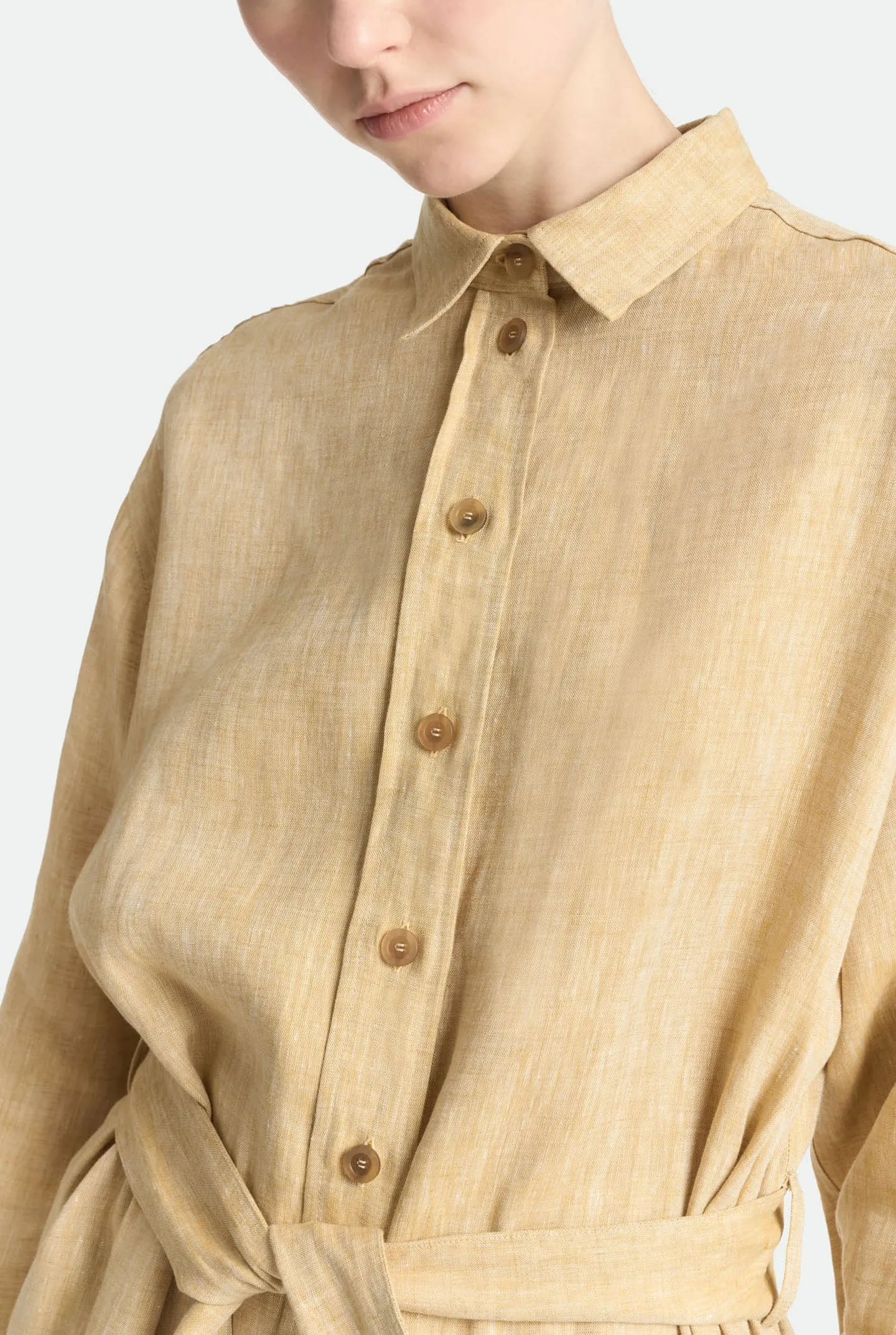 Abito chemisier in lino sold by Malo product image thumbnail 5