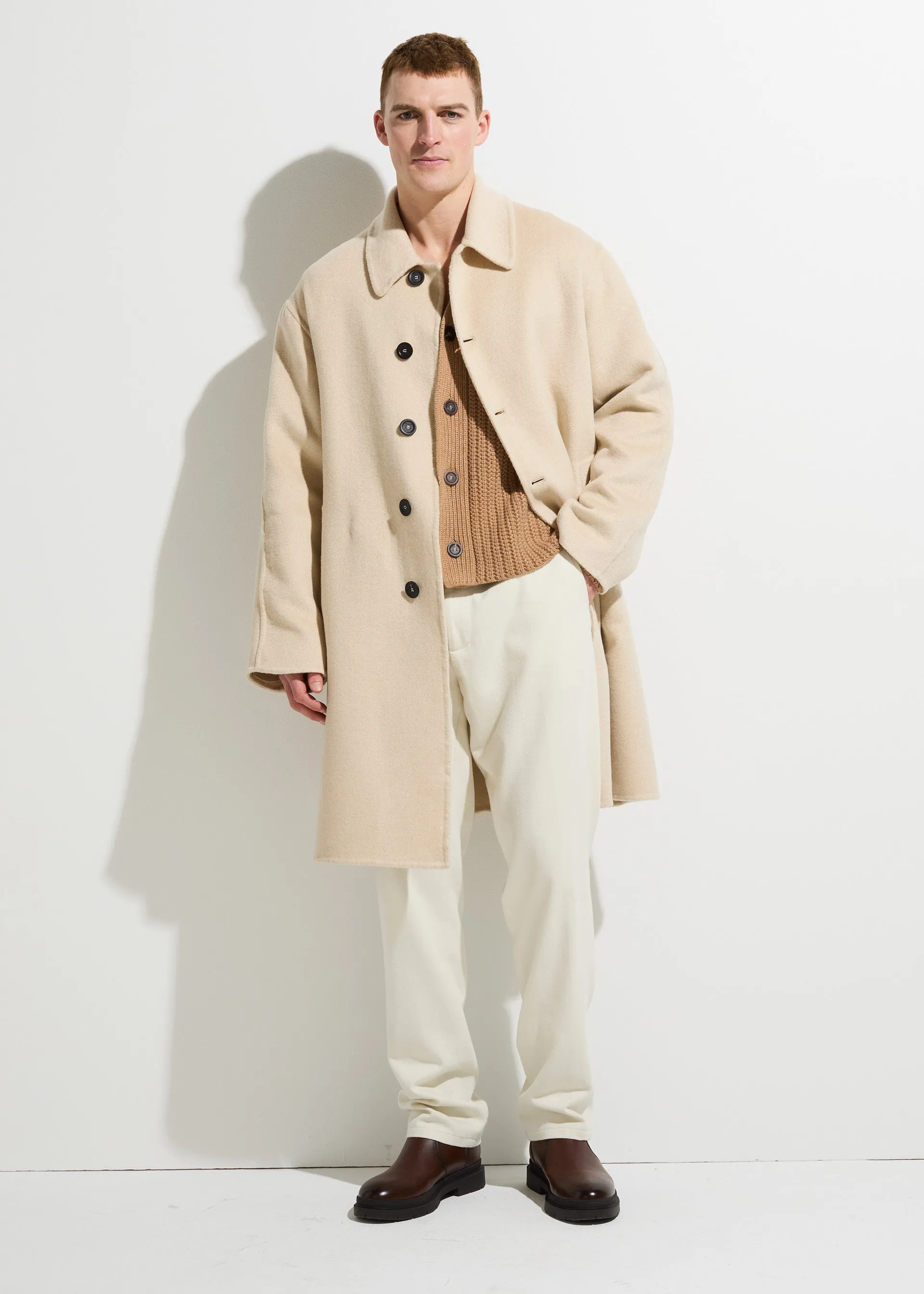 Cappotto unisex in luxury cashmere sold by Malo product image thumbnail 4