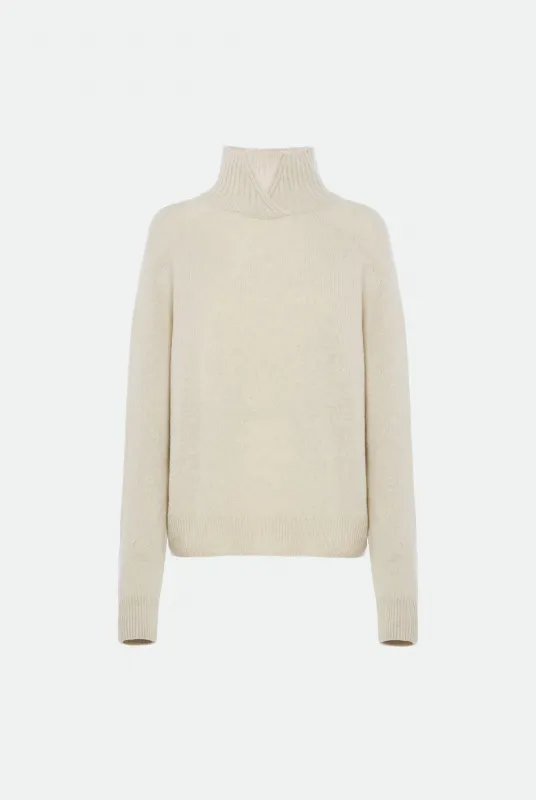 Collo alto in luxury cashmere rigenerato/lana sold by Malo