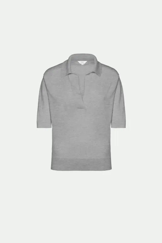 Polo in cashmere seta made by Malo
