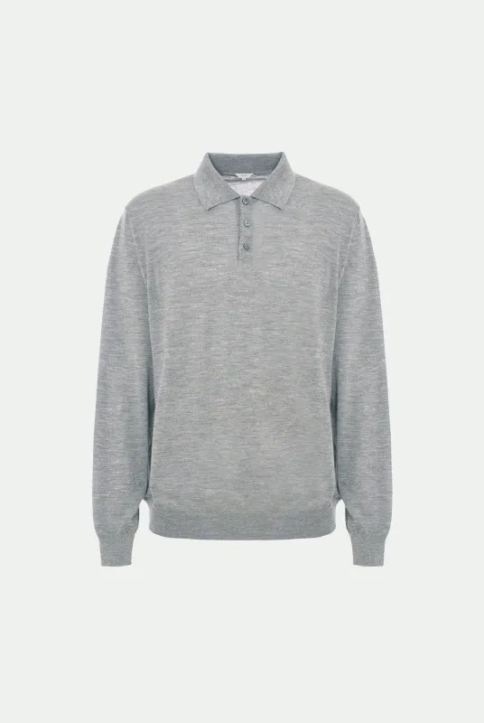 Polo Gianni in luxury cashmere seta made by Malo