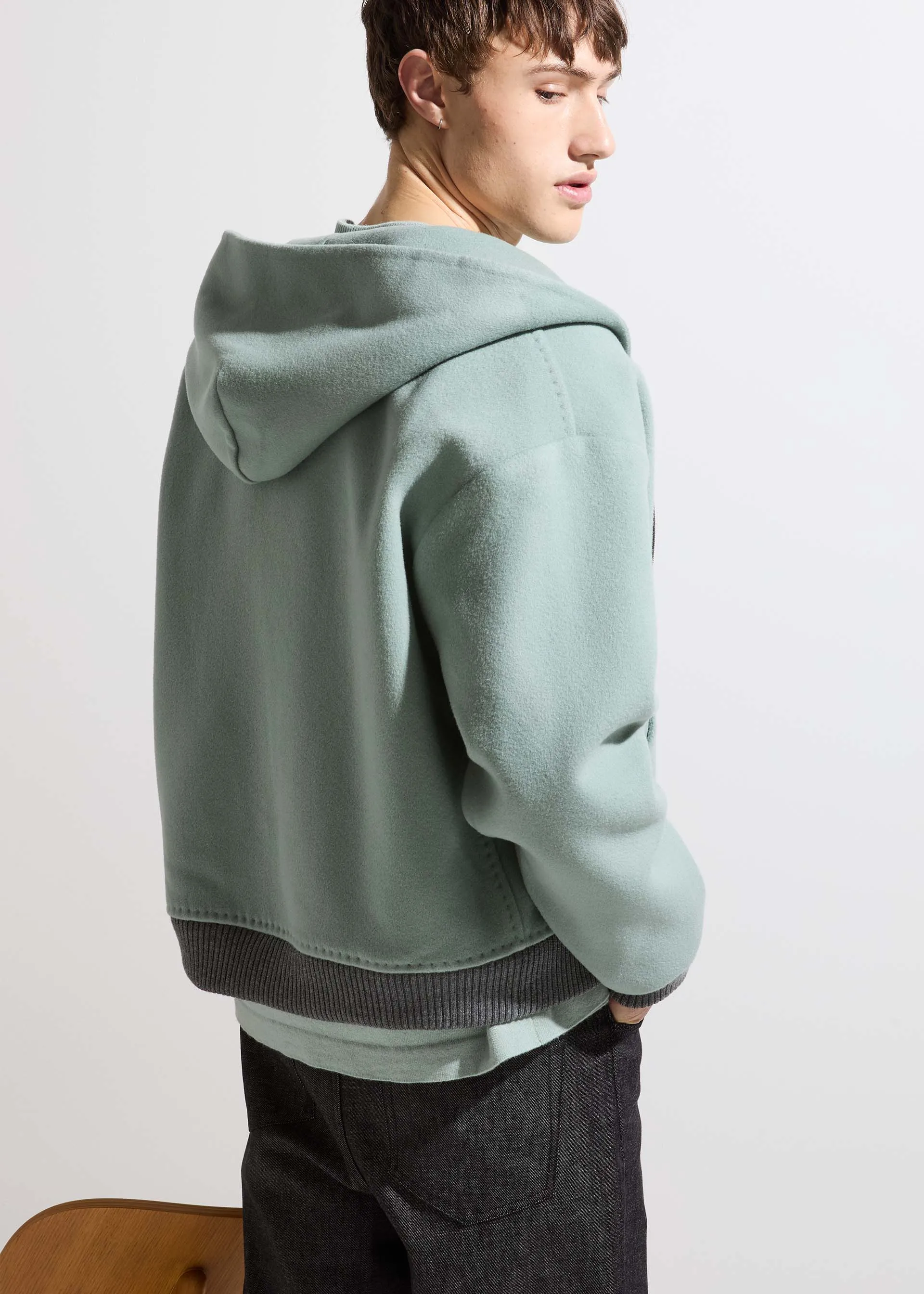 Bomber in lana vergine/luxury cashmere sold by Malo product image thumbnail 2