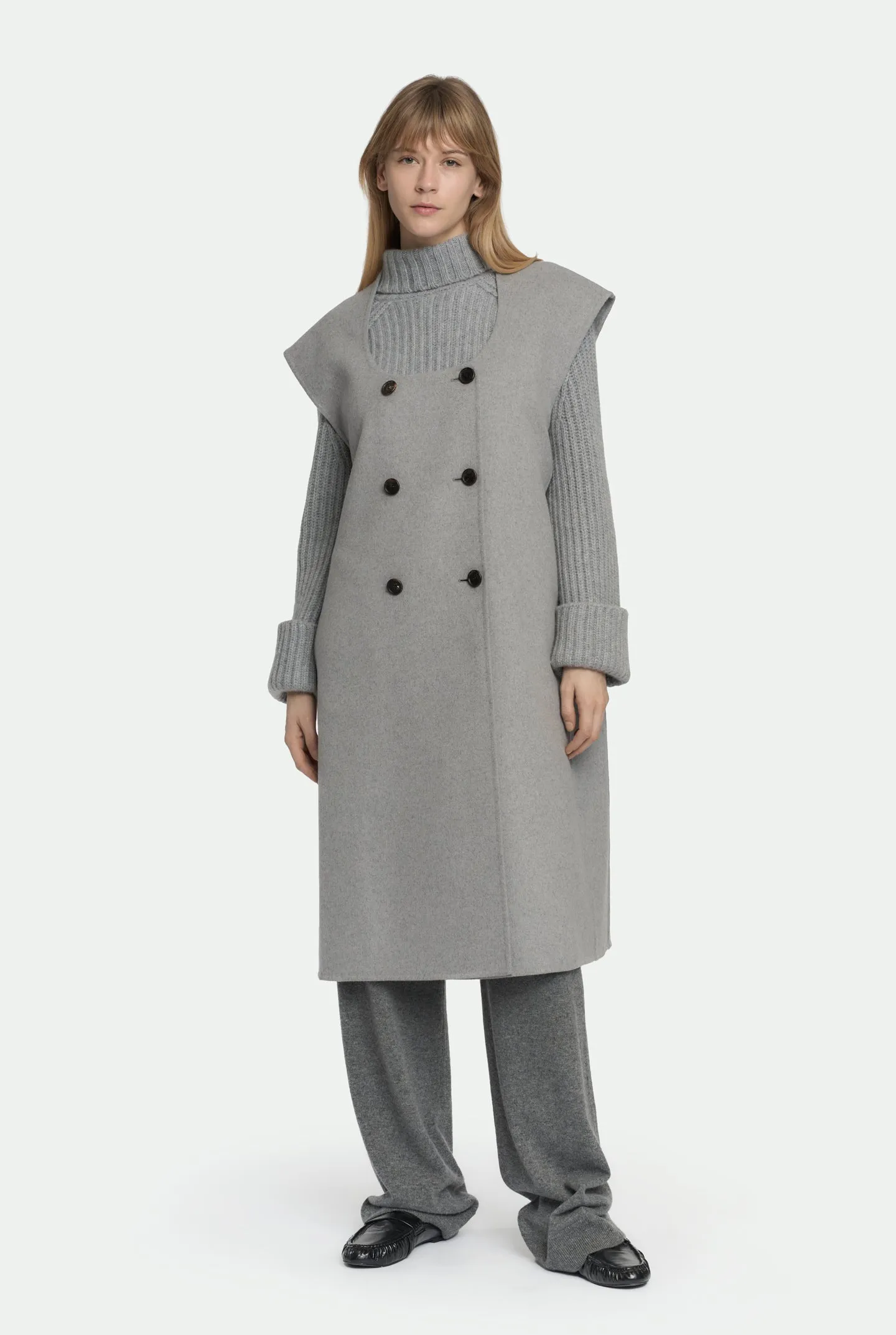 Gilet doppiopetto in cashmere e lana vergine sold by Malo product image thumbnail 3