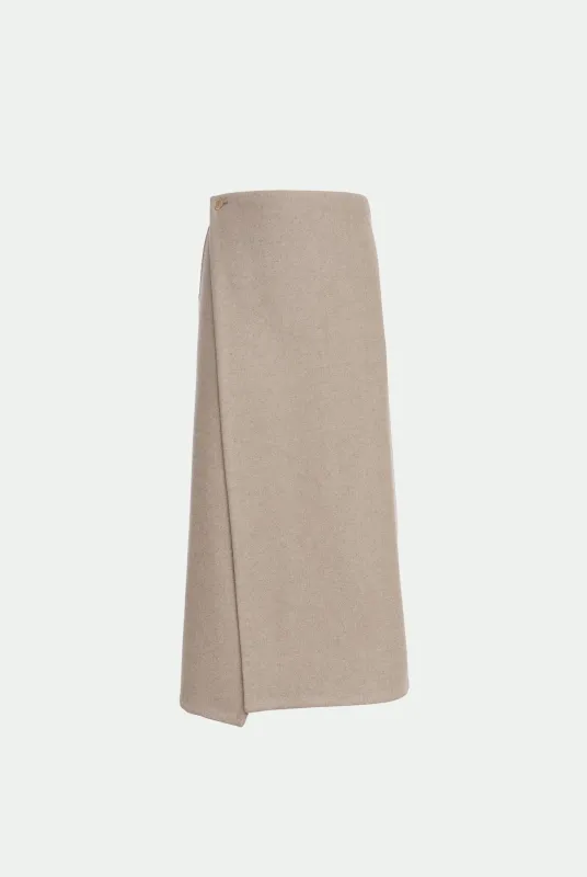 Gonna portafoglio in luxury cashmere made by Malo