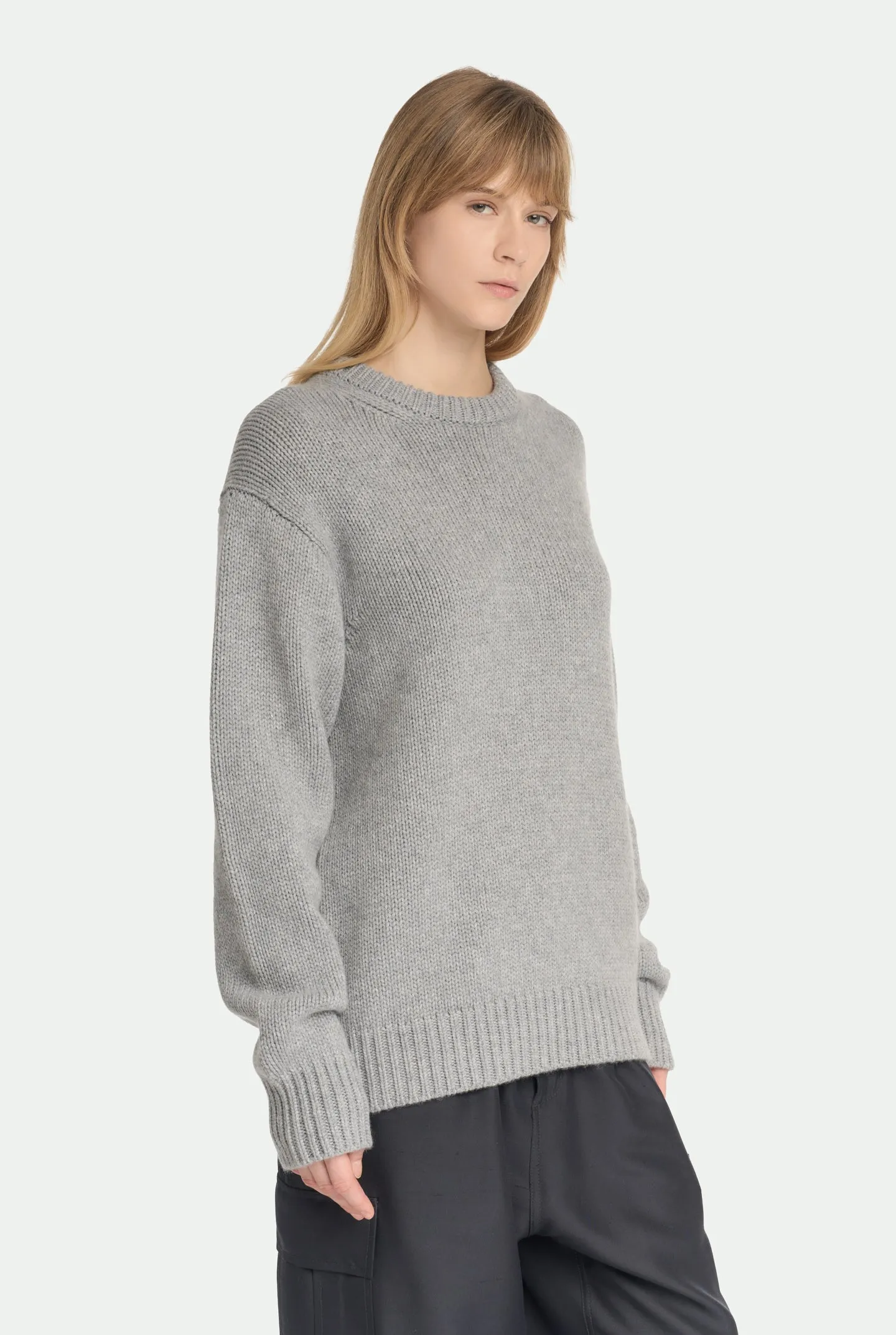 Maglia girocollo in luxury cashmere sold by Malo product image thumbnail 3