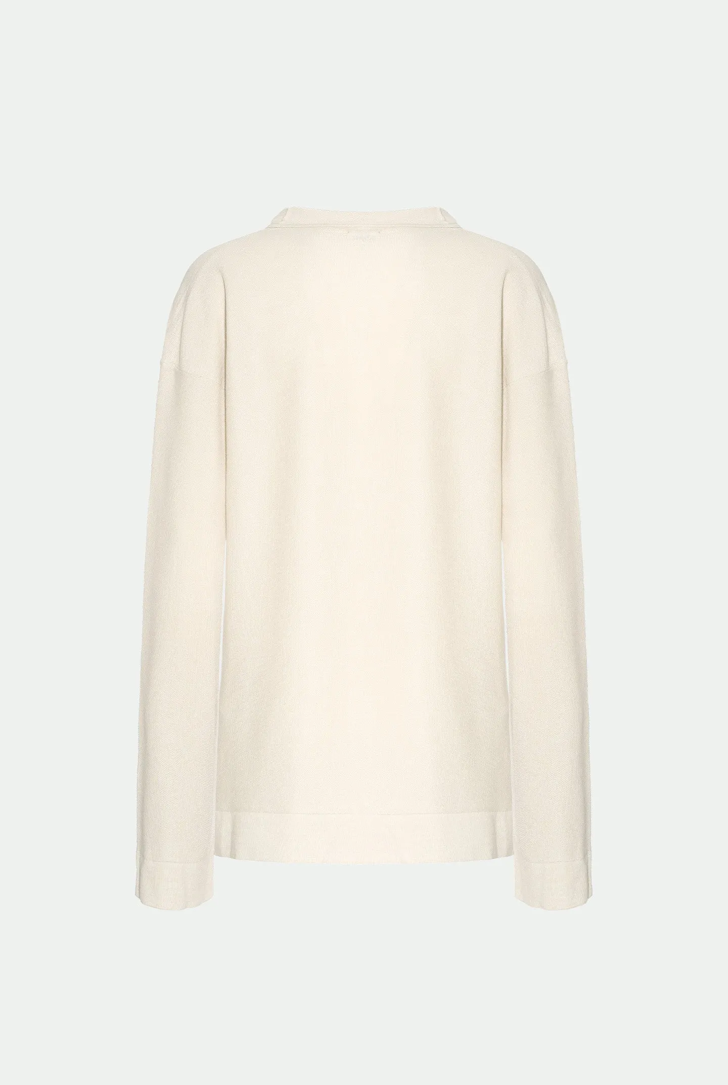 Maglia collo alto piqué in lana vergine e seta sold by Malo product image thumbnail 2