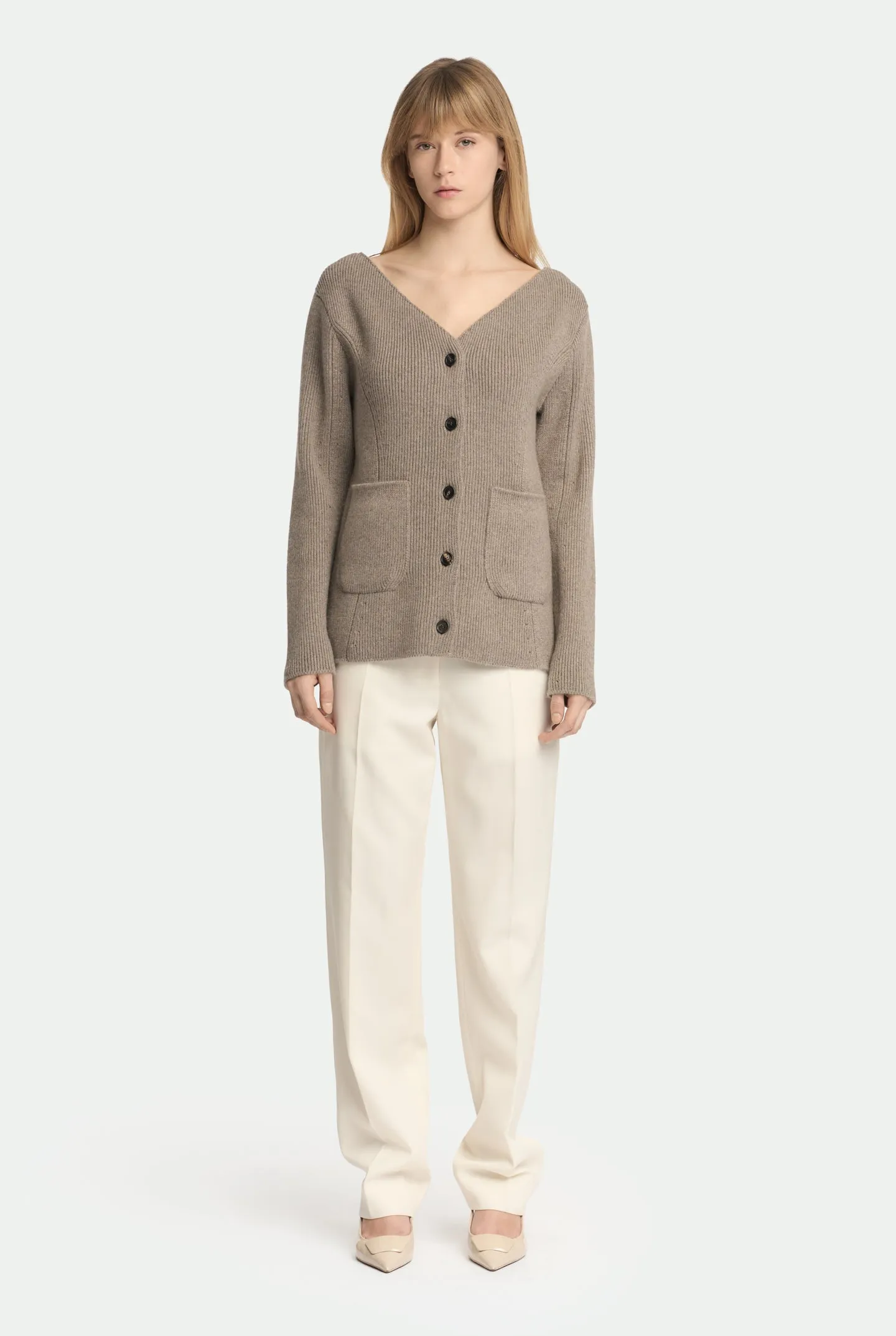 Cardigan in luxury cashmere sold by Malo product image thumbnail 2