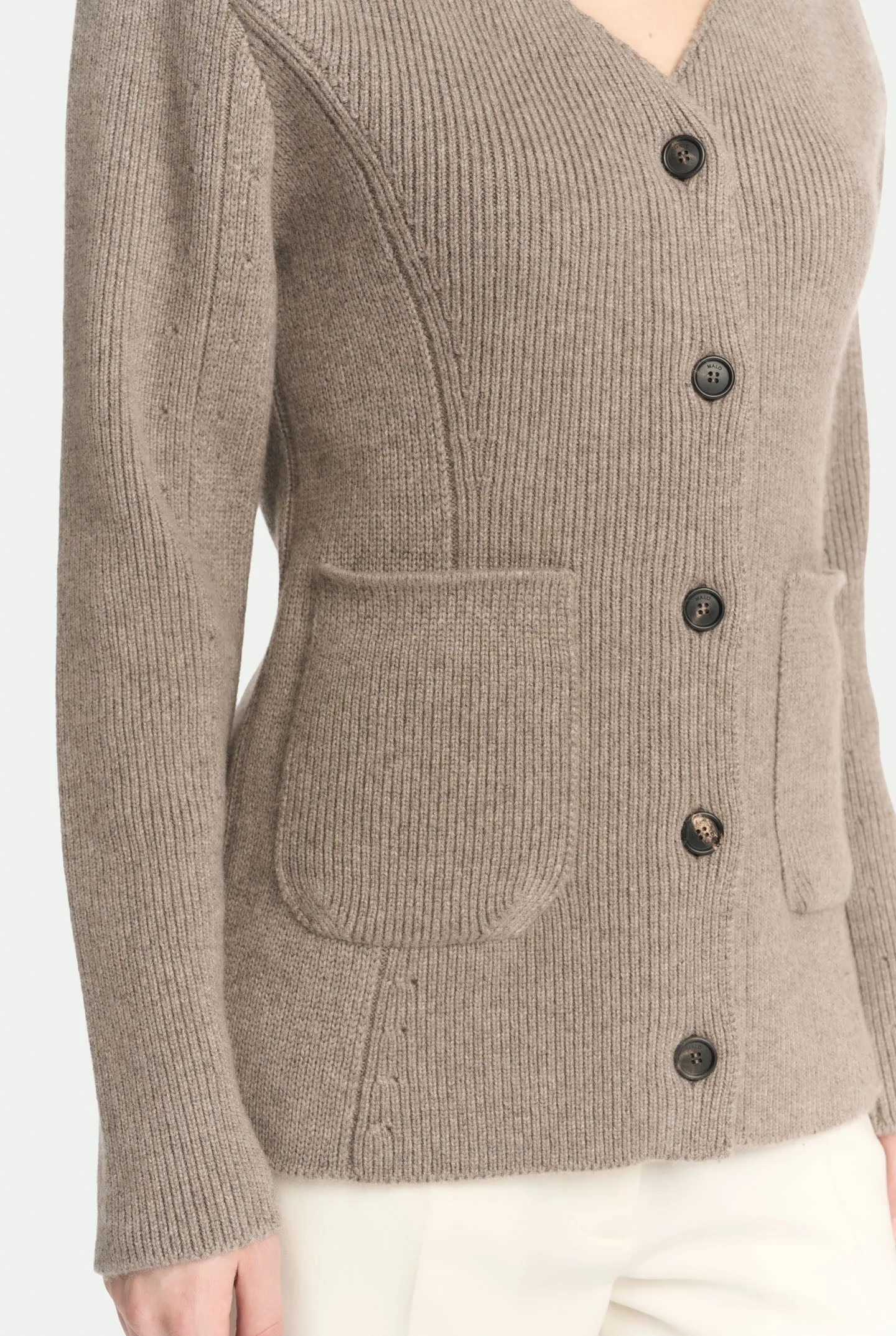 Cardigan in luxury cashmere sold by Malo product image thumbnail 5