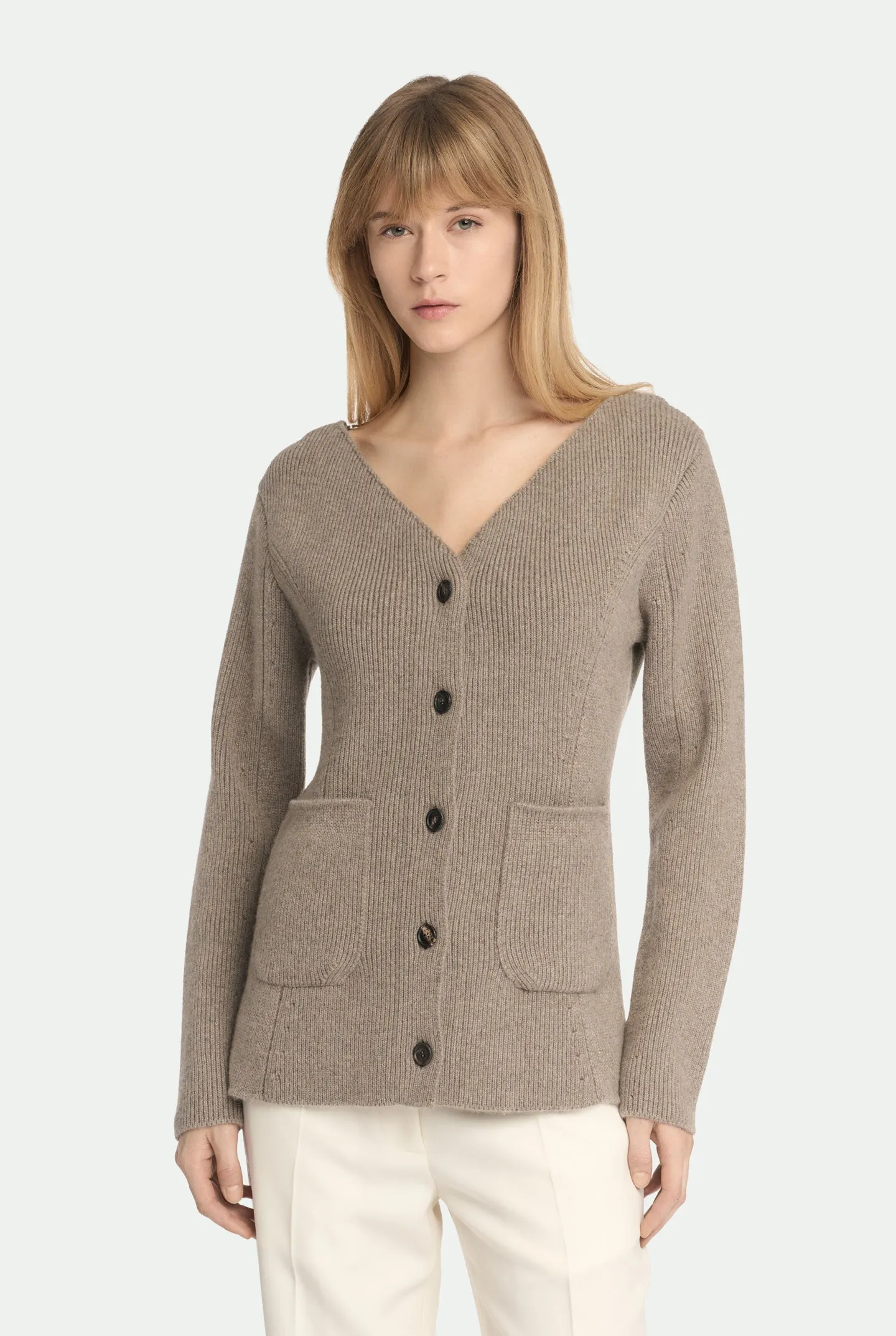 Cardigan in luxury cashmere sold by Malo product image thumbnail 3