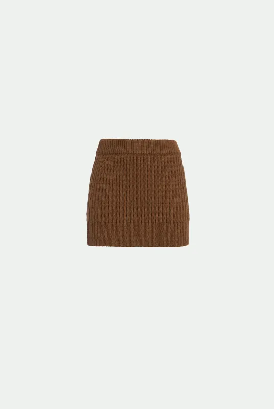 Minigonna in luxury cashmere made by Malo